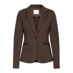 ICHI Blazer Kate temno rjava