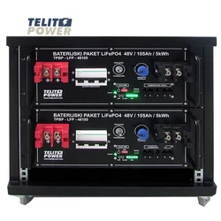 TELIT POWER LiFePO4 baterijski kabinet 48 V 105 Ah 10 kWh LFP-48105