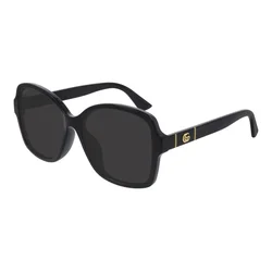 Gucci GG0765SA 002 ONE SIZE (57) Črna/Siva