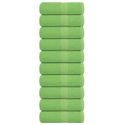 Ručnici za goste FROGN 10 kom. Zelene boje jabuke 30x50 cm 360 g/m2