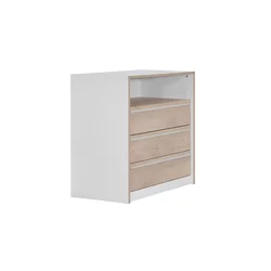 Matis Kaliopa 3F Komoda, 100x49.5x91, Belo-Premium hrast