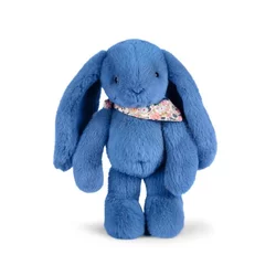 Doudou Plišasti zajček z rutko modri 35 cm