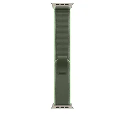 49mm Green/Neon Trail Loop – S/M - Natural Titanium Finish