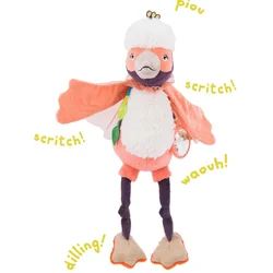 MOULIN ROTY Plišana igračka sa aktivnostima Paloma, Roze