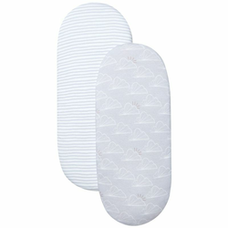 Shnuggle čaršav za Dreami Moses kolevku 2kom, Grey