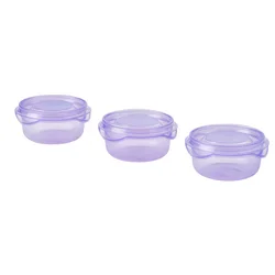 PRUTA Posuda za hranu s poklopcem, lila, 70 ml