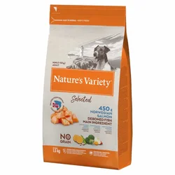 Natures Variety Hrana za pse Selected Mini Adult, Losos - 1.5 kg