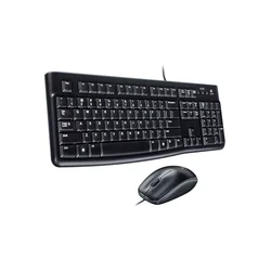 LOGITECH US MK120 Desktop Tastatura i miš, Crna