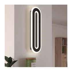 Eglo 901242 - LED zidno svetlo MACCHIONI LED/12W/230V 4000K crna
