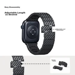 Pitaka Zamenska narukvica za pametne satove za Apple Watch, Siva