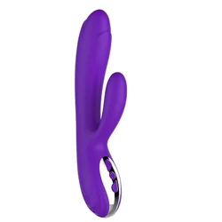 Gardj Europe Vibrator Joker Heating Double Vibrating Massage Stick – vijoličen
