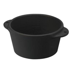 Souffle / sauce bowl, cast iron, 8 cm , black - LAVA
