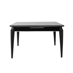 Hanah Home Trpezarijski sto Star 120x75x79cm Crno-Srebrni