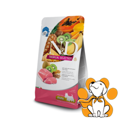 N&D Suva hrana za pse Tropical Selection Adult Mini Svinjetina, spelta, ovas i tropsko voće 1.5kg