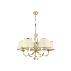 Jupiter 515 - LA-5-E - Viseći luster na lancu LAURA 5xE27/60W/230V