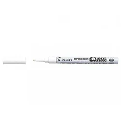 Pilot Marker SUPER COLOR, FINE, bela SC-F-W