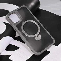 Maska Magsafe Ring Stand za iPhone 12 6.1 siva