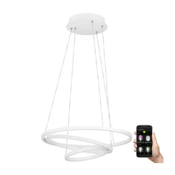 Eglo 900478 - LED prigušiva luster na sajli LOBINERO-Z LED/43,2W/230V bela