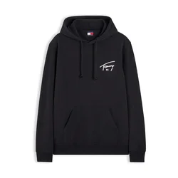Tommy Jeans Majica ENTRY črna/bela
