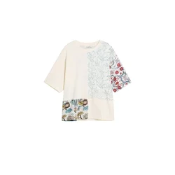 Desigual Majica mešane barve/bela