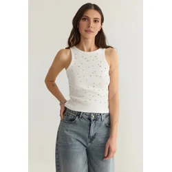 Trendyol Milla Ženska majica TWOSS25AL00003, Bela