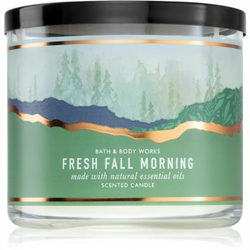 Bath & Body Works Fresh Fall Morning mirisna svijeća s esencijalnim uljem I. 411 g