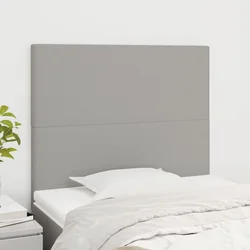 Uzglavlje svijetlosivo 80x5x118/128 cm tkanina