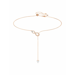 Swarovski Verižica Infinity, zlata