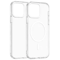 Transparent Color Ring MagSafe maska za iPhone 16 Pro – Bela