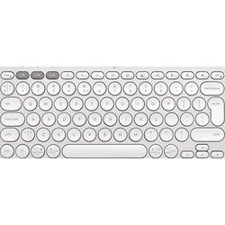 Logitech K380s Pebble Keys 2 - Bluetooth tipkovnica - bela - US