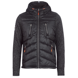 Superdry  Pernate jakne STORM HYBRID ZIPHOOD  Crna