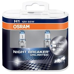 OSRAM set žarnic H1 55W 12V Night Breaker Unlimited