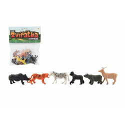Teddies Živali mini safari ZOO plastika 5-6cm