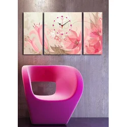Wallity Zidni sat 3P204045CS-11, 84x45 cm, 3 dela