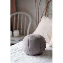 Aberto Design Ukrasni jastuk Pelus Top, 25x25x25 cm, Sivi