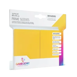 Ščitni ovitki za karte Gamegenic Prime Sleeves - rumeni (100 kosov)