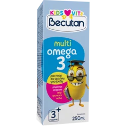 Becutan KIDS VITs Multi Omega 3 Sirup za decu, 250 ml