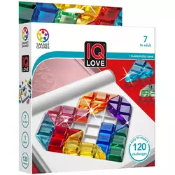 Dječja logička igra Smart Games - Iq Love, sa 120 izazova
