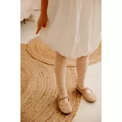 Fiore Fiore dekliške najlonke DOTTY, 15 den, bele