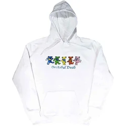 The Grateful Dead Dancing Bears White XL Kapuco