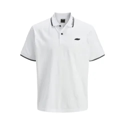 JACK & JONES Majica JCOPACER črna/bela