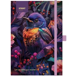 Blok notes z elastiko animals bird b5 tp črt 96l