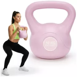 springos Vadbeno utež za kettlebell, 10 kg, ABS, roza barva., (5000218304)