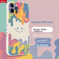 ZiTai Maska za mobilni telefon iPhone 15 / iPhone 15 Pro Max, Šarena