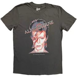 David Bowie Aladdin Sane Charcoal Grey M Majica