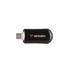 USB-C MEMORIJSKI STIK 3.2 GEN1 VERBATIM 64GB CRNI PLECTRA