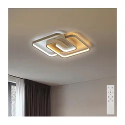 BRILAGI - LED stropno svetlo sa prigušivačem VELO LED/64W/230V 48x48 cm bež + daljinski upravljač