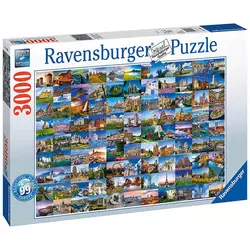 Ravensburger slagalica 99 lijepih mjesta u Europi, 3000 komada