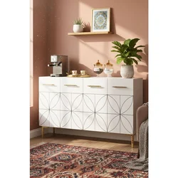 Hanah Home komoda Eliz 120, 120 cm, bela