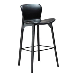 Črn barski stol (višina sedeža 68 cm) Paragon – DAN-FORM Denmark